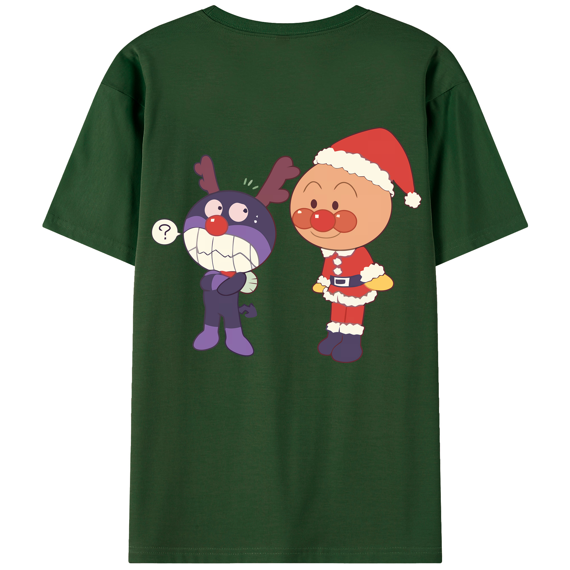 （画像用） アンパンマン Anpanman 綿100％半袖Tシャツ（背面プリント）